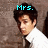 four shows a person in a white shirt and dark tie against a brown textured background, with cyan text above the head in each