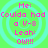 Four identical pixelated display text on a green background with cyan concentric circles