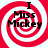 Four identical red and white spiral patterns with black text reading "I Miss Mickey" centered on each.