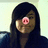 A person with long dark hair and a pink pig nose filter appears in three , each showing slight variations in head position against a light background
