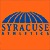 Two orange display blue 'SYRACUSE' text with a dome graphic above, while a teal shows 'CoolBuddy.com' in pixelated text