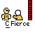 Pixel art animation of a character in yellow shirt and blue pants interacting with red brick wall, white sphere, and golden object against gray background.