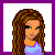 Pixelated character with long brown hair in a blue top, next to text reading "Nobody Is Perfect" and "I'm Nobody" on starry backgrounds.