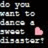 Pixelated text reads 'do you want to dance with me?' next to a pink heart symbol on black background.