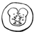 Circular icon with two rounded shapes resembling ears or wings inside a circle, surrounded by handwritten text reading 'the Hall of Troy' in multiple repetitions.