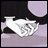 Pixelated image of a white teapot on a purple surface with a large light purple circle in the background, next to text reading "AnimeIM" and "com".