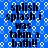 Blue background with white bubble pattern and black text reading "splish splash i was takin a bath!!" repeated in four identical sections.