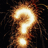 A pixelated image with a glowing question mark surrounded by sparks, set against black background with yellow text reading "HE IS MY WORLD" and "BUT... HE WILL NEVER KNOW".