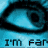 Animated sequence of a blue-toned eye with shifting pupils and text fragments reading 'I'm far from lonely' and 'and it's all that I've... Got'.
