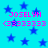 Pixelated cyan background with blue stars and repeated pink text reading 'JOSELYN' and '(3333333)' in four quadrants.