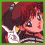 Pixelated anime-style character with red hair and large eyes in a of facial expressions, including smiling, blushing, and wide-eyed surprise