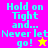 Pixelated text and star symbols on four colored backgrounds with animated color changes.
