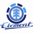 Two side-by-side pixelated circular icons with blue and white color scheme, each featuring a stylized tree inside the circle and 'Elemental' text below.
