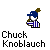 Pixelated character in blue cap and striped shirt holding brown bat, shown in two sequential poses with text below.