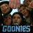 Static 48x48 pixel icon featuring a low-resolution image of characters from the Goonies movie with bold text reading "GOONIES" at the bottom, rendered in a blocky, pixelated style typical of early internet graphics.