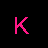 A static contact sheet of a 5x4 grid showing all frames from an animated icon featuring pink hearts and letters spelling 'KARISA' with repeated 'Karissa' text at the bottom.