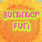 six sunflower-themed with pink text on yellow backgrounds, each displaying a different phrase