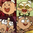 Two cartoon-style characters with exaggerated features: one in red clothing holding a white object, the other in green and brown attire smiling against a pixelated background.