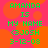 Green pixelated text on a pink background with orange circles, repeating identical phrases and dates in two vertical
