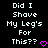 Pixelated text on black background with pink heart symbol, two identical side-by-side layouts.