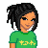 Pixelated cartoon character in green shirt with yellow text next to bright green background with black text "Ha GIT R DONE" and white star outlines.