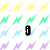 Pixelated icon with repeating colorful zigzag patterns on white background, featuring three text elements: 'i', 'love', and 'rock n'roll'.