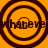 Four circular concentric rings with the word 'whatever' partially visible in dark brown text on an orange background.