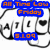 Pixelated cartoon face with black outlines, orange text on blue banners reading "All The Low Friday" and "5.109".