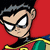 Pixelated cartoon character with dark hair and glasses on red background, next to text "BAD" and "ASS" in white block letters.