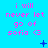 A static image with a bright cyan background displaying repeated pink text "i will never let go of sofia <3" and small blue symbols scattered throughout.