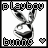 Pixelated black-and-white icon featuring 'playboy' text above a bunny logo and 'bunny' text below, with a heart symbol on the right.