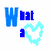 Animated contact sheet of four 50x50 pixel AIM buddy icons featuring text and heart symbols in blue, green, orange, and purple colors with varying frame transitions.