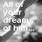 A four- displays text fragments and a grayscale image of a person's face with visible hair, eyes, nose, and mouth