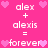 Pixelated pink background with white text and heart symbols arranged in a pattern