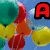 Colorful balloons float against a blue sky with large, bold letters spelling 'ACLEY' in red, orange, yellow, green, and blue.
