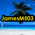 A beach scene with palm trees and blue water, featuring yellow text overlays that change across frames.