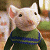 A 50x50 pixel animated contact sheet showing two frames of a Stuart Little 2 character icon with green text branding on the right side.