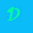 stylized letters in green and pink on blue backgrounds with a gray corner, featuring D A N I E L L E