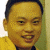 pixelated images showing a person in a yellow shirt with changing text overlays in yellow and black