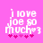 Pixelated text on pink background with heart symbols, showing animation changes in the lower-left and upper-right hearts.