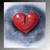 A split red heart icon with pixelated text reading "I Wish You Cared" on a black background, displayed as part of an animated contact sheet.