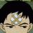 A 48x48 pixel buddy icon featuring a stylized anime character with black hair and white circular marks on the forehead, alongside text reading "Anime IM" and "COM" in a pixelated font against a black background.