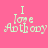 Four pixelated display "I Love Anthony" text in light green on pink, purple, blue, and magenta backgrounds
