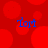 Red background with large red circles and four blue 'Tori' text instances arranged in a pattern