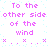 Pixelated text repeats across a white background with light blue speckles, featuring pink lettering and small decorative symbols between lines.
