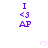 Purple text and pink hearts on white background with gray corner overlay