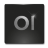 Pixelated grayscale icon showing 'ol' text on dark background with light border