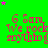 Green background with repeated pink text '6 Sam We rock anything' and scattered pink and purple stars.