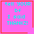 Four identical pink square with cyan text and red borders, each displaying "tell YOUR bf I said THANKZ!" plus one has a small red heart symbol
