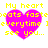A pixelated heart icon with yellow text reading "My heart beats fast every time I see you..." on a white background.